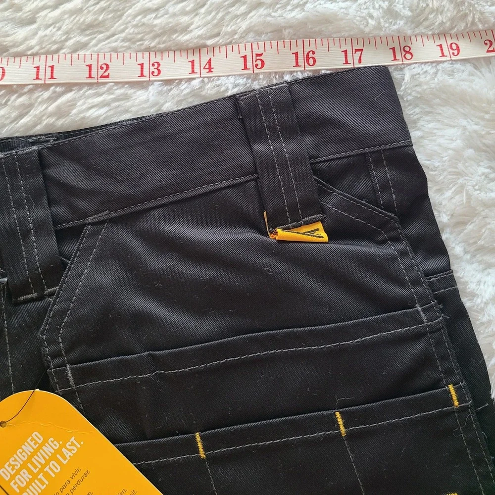 DeWalt Pro Tradesman Stretch Pants Mens 34x33 Black Work Trousers DXWW50023